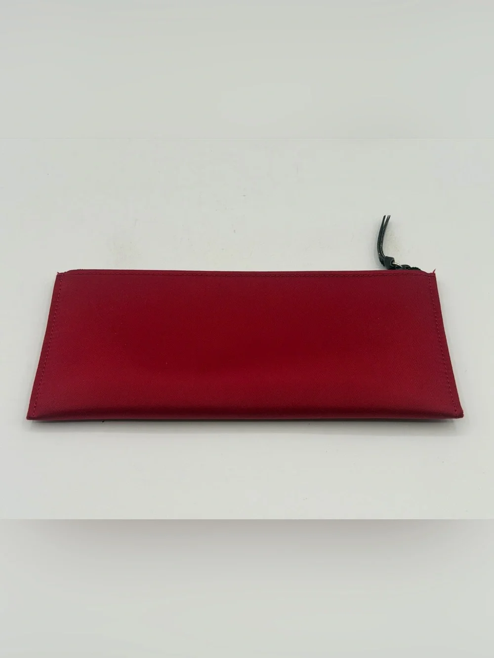Kate Spade Red Canvas Top Zip - Cosmetic Bag Pouch Clutch